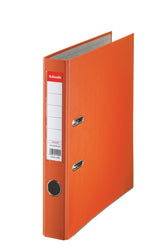 Esselte Essentials Lever Arch File Polypropylene A4 50mm Spine Width Orange (Pack 25) 81171 DD
